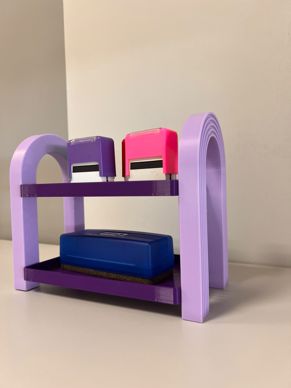 Organizador Criativo de Mesa 2 Andares - Imagem 7