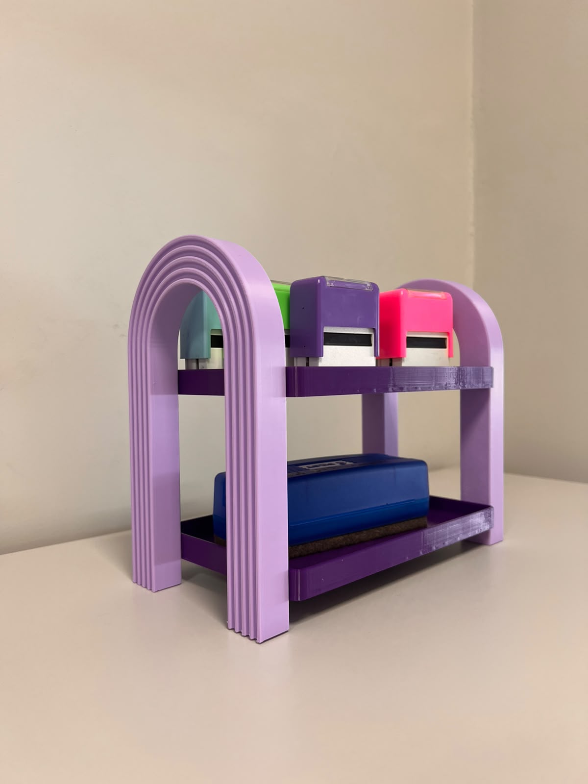 Organizador Criativo de Mesa 2 Andares - Imagem 6
