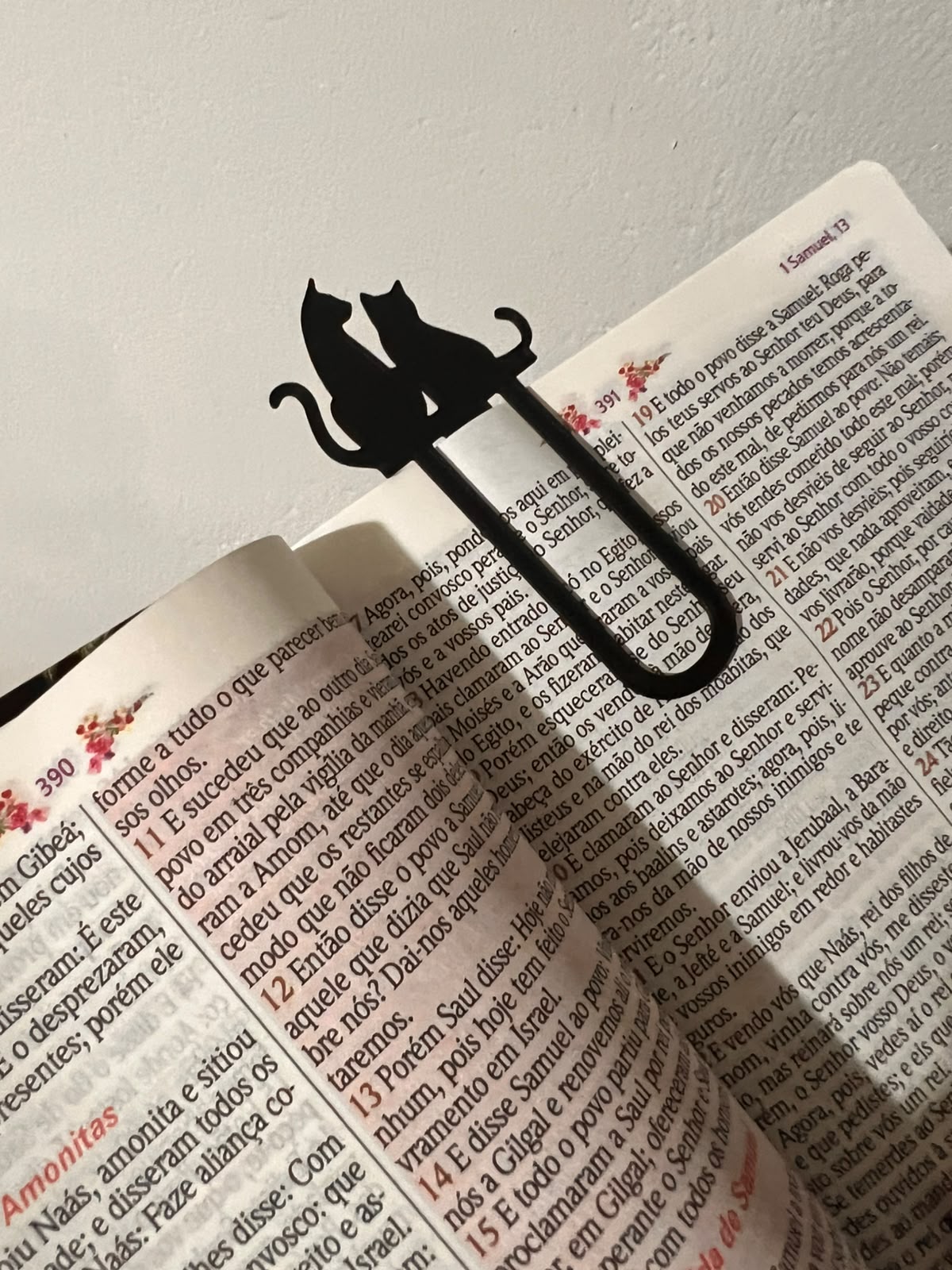 Kit 03 Marcadores De Páginas Gatinho Para Livros -  Revistas - Apostilas