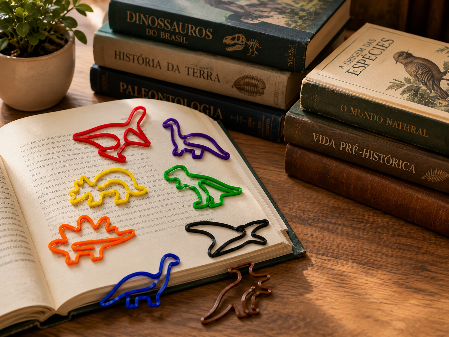 Clips Decorativos em Formato de Dinossauro Impressão 3D - 20 Unidades - Imagem 4